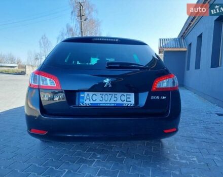 Чорний Пежо 508, об'ємом двигуна 2 л та пробігом 250 тис. км за 10300 $, фото 5 на Automoto.ua