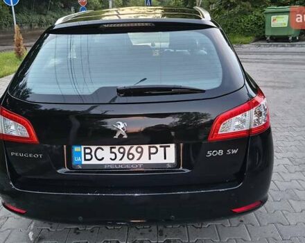 Черный Пежо 508, объемом двигателя 1.56 л и пробегом 296 тыс. км за 8300 $, фото 2 на Automoto.ua