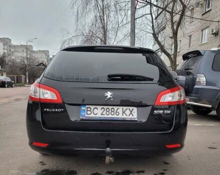 Черный Пежо 508, объемом двигателя 1.56 л и пробегом 280 тыс. км за 8000 $, фото 17 на Automoto.ua