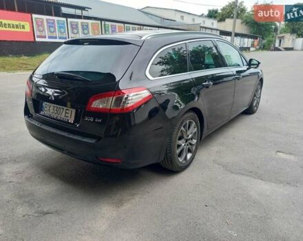 Черный Пежо 508, объемом двигателя 2 л и пробегом 235 тыс. км за 10300 $, фото 13 на Automoto.ua