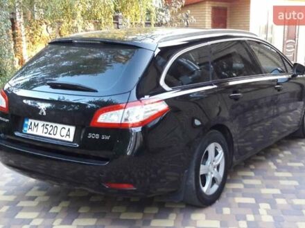 Чорний Пежо 508, об'ємом двигуна 2 л та пробігом 295 тис. км за 7900 $, фото 1 на Automoto.ua