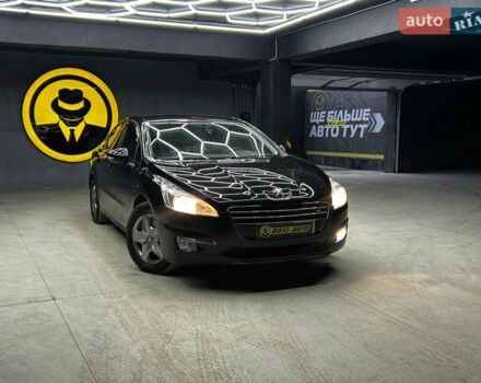 Черный Пежо 508, объемом двигателя 1.56 л и пробегом 240 тыс. км за 6900 $, фото 1 на Automoto.ua