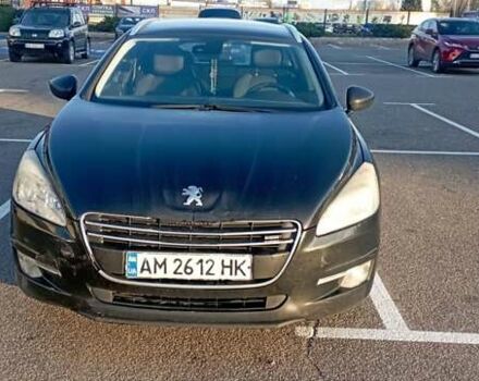 Черный Пежо 508, объемом двигателя 1.56 л и пробегом 330 тыс. км за 7000 $, фото 1 на Automoto.ua