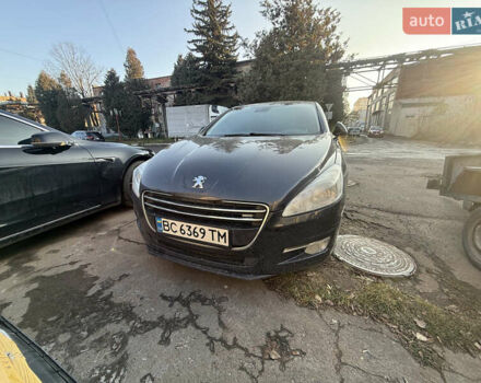 Чорний Пежо 508, об'ємом двигуна 1.56 л та пробігом 406 тис. км за 7400 $, фото 1 на Automoto.ua