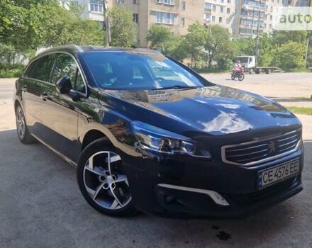 Чорний Пежо 508, об'ємом двигуна 2 л та пробігом 224 тис. км за 13700 $, фото 1 на Automoto.ua