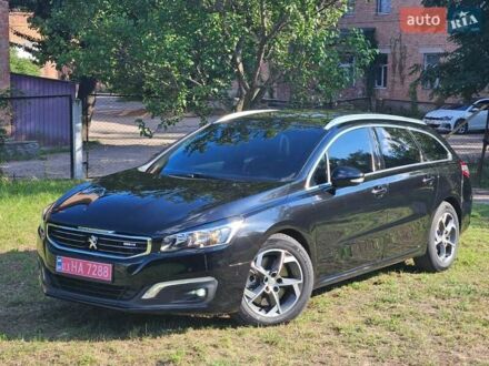 Черный Пежо 508, объемом двигателя 2 л и пробегом 198 тыс. км за 13500 $, фото 1 на Automoto.ua