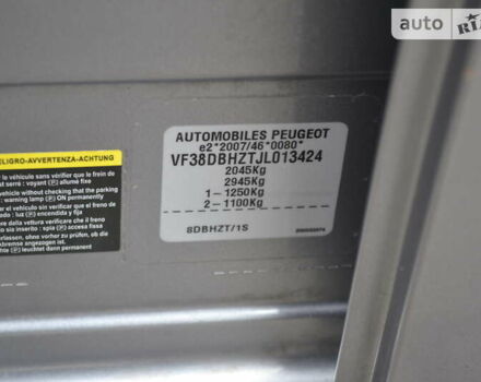 Сірий Пежо 508, об'ємом двигуна 1.56 л та пробігом 247 тис. км за 12955 $, фото 57 на Automoto.ua