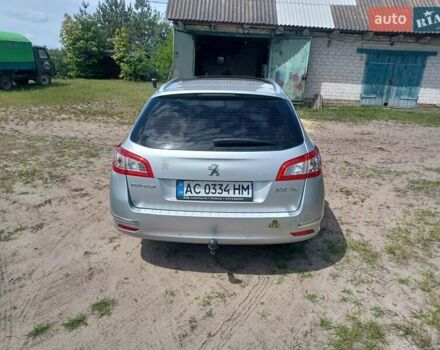 Сірий Пежо 508, об'ємом двигуна 2 л та пробігом 233 тис. км за 9500 $, фото 4 на Automoto.ua