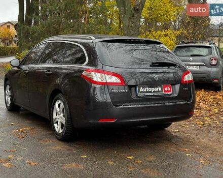 Серый Пежо 508, объемом двигателя 1.6 л и пробегом 246 тыс. км за 11490 $, фото 10 на Automoto.ua