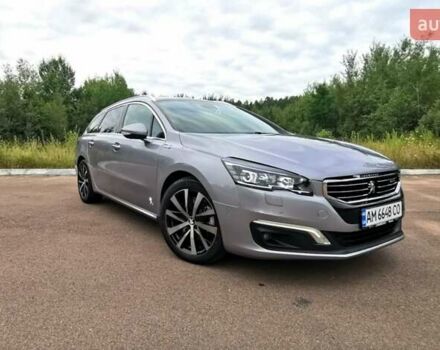 Серый Пежо 508, объемом двигателя 2 л и пробегом 139 тыс. км за 12900 $, фото 1 на Automoto.ua