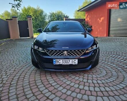 Синий Пежо 508, объемом двигателя 2 л и пробегом 69 тыс. км за 23500 $, фото 1 на Automoto.ua