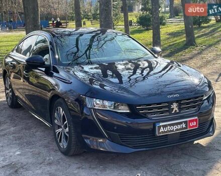 Синий Пежо 508, объемом двигателя 1.5 л и пробегом 64 тыс. км за 23990 $, фото 2 на Automoto.ua