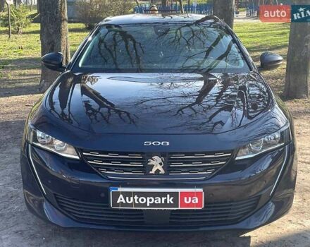 Синий Пежо 508, объемом двигателя 1.5 л и пробегом 64 тыс. км за 23990 $, фото 1 на Automoto.ua