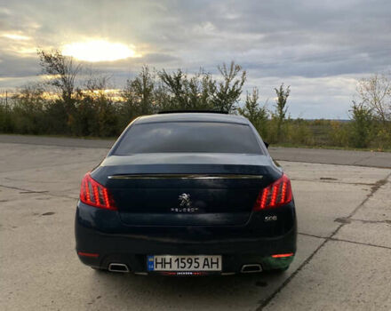 Синий Пежо 508, объемом двигателя 2.2 л и пробегом 350 тыс. км за 9800 $, фото 4 на Automoto.ua