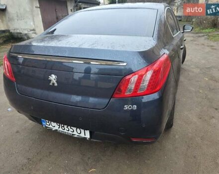 Синий Пежо 508, объемом двигателя 2 л и пробегом 199 тыс. км за 7500 $, фото 5 на Automoto.ua