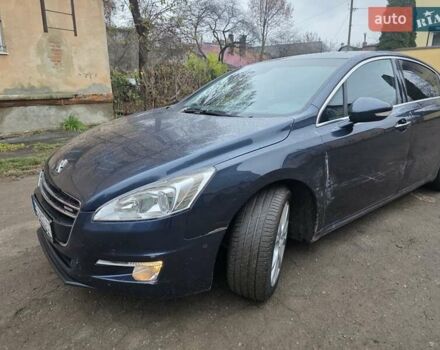 Синий Пежо 508, объемом двигателя 2 л и пробегом 199 тыс. км за 7500 $, фото 1 на Automoto.ua
