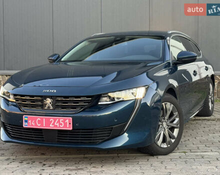 Синий Пежо 508, объемом двигателя 1.5 л и пробегом 152 тыс. км за 16000 $, фото 1 на Automoto.ua