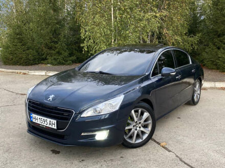 Синий Пежо 508, объемом двигателя 2.2 л и пробегом 350 тыс. км за 9800 $, фото 1 на Automoto.ua