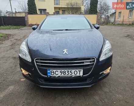 Синий Пежо 508, объемом двигателя 2 л и пробегом 199 тыс. км за 7500 $, фото 1 на Automoto.ua