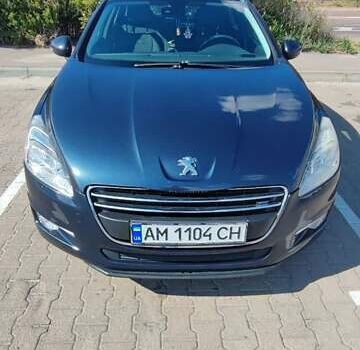 Синий Пежо 508, объемом двигателя 1.56 л и пробегом 322 тыс. км за 7500 $, фото 1 на Automoto.ua