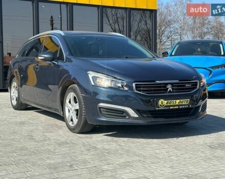Синий Пежо 508, объемом двигателя 2 л и пробегом 237 тыс. км за 8700 $, фото 1 на Automoto.ua