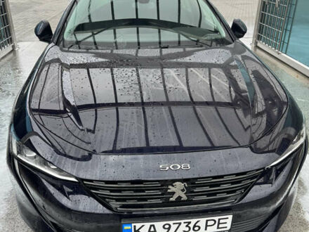 Синий Пежо 508, объемом двигателя 2 л и пробегом 78 тыс. км за 20750 $, фото 1 на Automoto.ua
