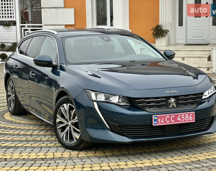 Синій Пежо 508, об'ємом двигуна 1.5 л та пробігом 190 тис. км за 17299 $, фото 1 на Automoto.ua