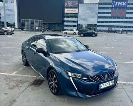 Синий Пежо 508, объемом двигателя 2 л и пробегом 49 тыс. км за 24900 $, фото 1 на Automoto.ua