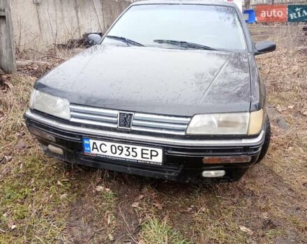 Черный Пежо 605, объемом двигателя 2 л и пробегом 400 тыс. км за 1350 $, фото 7 на Automoto.ua