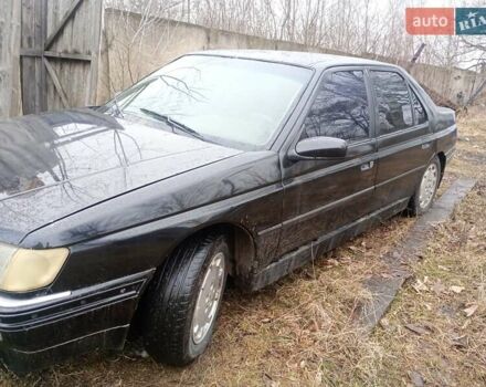 Черный Пежо 605, объемом двигателя 2 л и пробегом 400 тыс. км за 1350 $, фото 3 на Automoto.ua