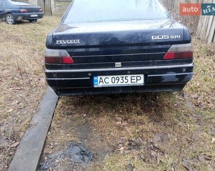 Черный Пежо 605, объемом двигателя 2 л и пробегом 400 тыс. км за 1350 $, фото 9 на Automoto.ua