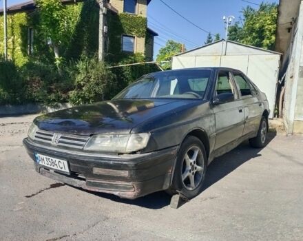 Черный Пежо 605, объемом двигателя 2 л и пробегом 350 тыс. км за 291 $, фото 1 на Automoto.ua