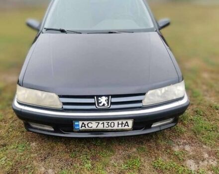 Чорний Пежо 605, об'ємом двигуна 2 л та пробігом 394 тис. км за 2000 $, фото 1 на Automoto.ua