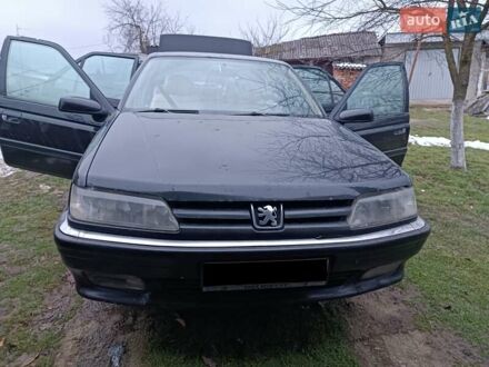 Черный Пежо 605, объемом двигателя 2 л и пробегом 400 тыс. км за 1700 $, фото 1 на Automoto.ua