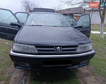 Чорний Пежо 605, об'ємом двигуна 2 л та пробігом 400 тис. км за 1700 $, фото 1 на Automoto.ua