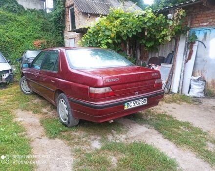 Червоний Пежо 605, об'ємом двигуна 2 л та пробігом 320 тис. км за 1200 $, фото 2 на Automoto.ua