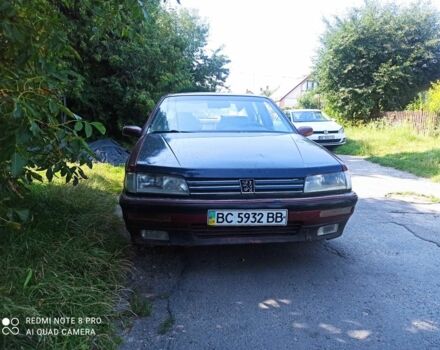 Червоний Пежо 605, об'ємом двигуна 2 л та пробігом 320 тис. км за 1200 $, фото 1 на Automoto.ua