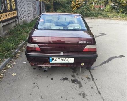 Червоний Пежо 605, об'ємом двигуна 2 л та пробігом 400 тис. км за 650 $, фото 5 на Automoto.ua