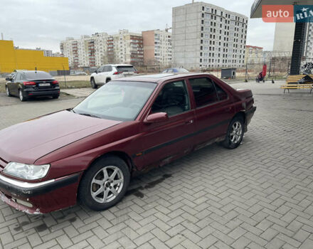 Красный Пежо 605, объемом двигателя 3 л и пробегом 350 тыс. км за 2250 $, фото 1 на Automoto.ua