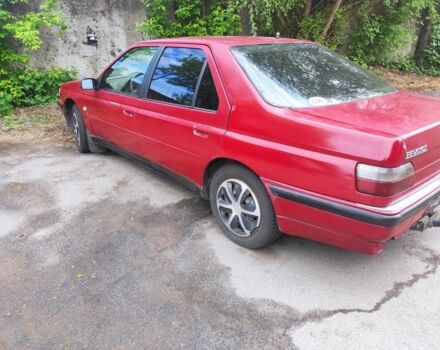 Красный Пежо 605, объемом двигателя 2 л и пробегом 300 тыс. км за 500 $, фото 1 на Automoto.ua