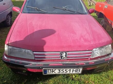 Красный Пежо 605, объемом двигателя 2 л и пробегом 187 тыс. км за 750 $, фото 1 на Automoto.ua