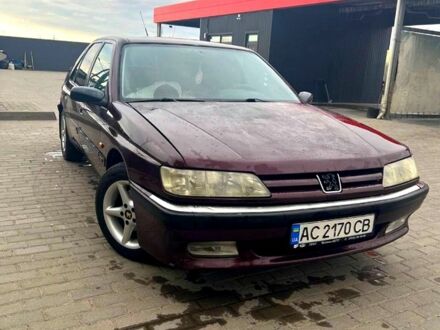 Красный Пежо 605, объемом двигателя 2 л и пробегом 185 тыс. км за 1222 $, фото 1 на Automoto.ua