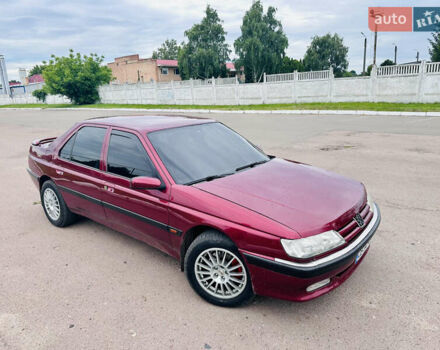 Красный Пежо 605, объемом двигателя 3 л и пробегом 325 тыс. км за 3699 $, фото 1 на Automoto.ua