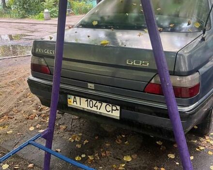 Серый Пежо 605, объемом двигателя 3 л и пробегом 330 тыс. км за 1350 $, фото 1 на Automoto.ua
