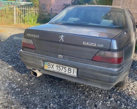 Серый Пежо 605, объемом двигателя 3 л и пробегом 200 тыс. км за 1000 $, фото 2 на Automoto.ua