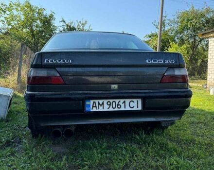 Сірий Пежо 605, об'ємом двигуна 3 л та пробігом 340 тис. км за 710 $, фото 6 на Automoto.ua