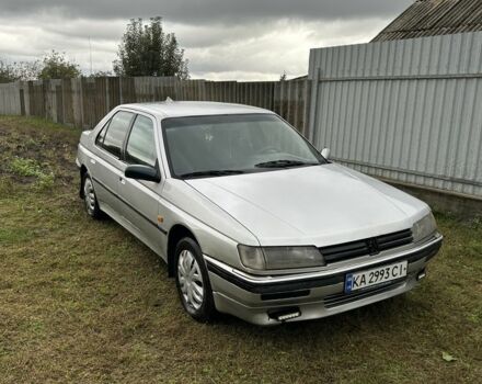 Серый Пежо 605, объемом двигателя 2 л и пробегом 362 тыс. км за 845 $, фото 1 на Automoto.ua
