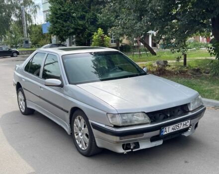 Серый Пежо 605, объемом двигателя 3 л и пробегом 142 тыс. км за 850 $, фото 1 на Automoto.ua