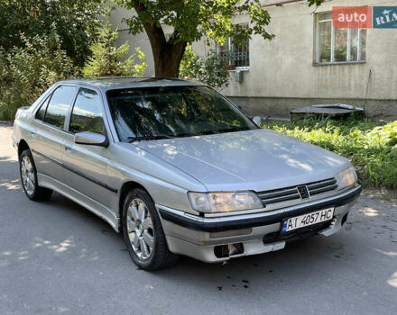Серый Пежо 605, объемом двигателя 3 л и пробегом 200 тыс. км за 900 $, фото 1 на Automoto.ua