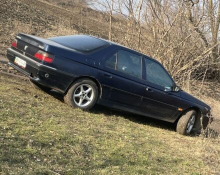 Синий Пежо 605, объемом двигателя 2 л и пробегом 444 тыс. км за 2400 $, фото 1 на Automoto.ua